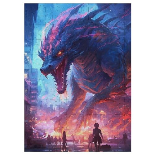 300 Teile Puzzle Für Jungen Und Mädchen, Standard-Puzzles Drache, Familienspiele, 42×30cm 300 Teile Puzzle Für Jungen Und Mädchen, Standard-Puzzles Drache, Familienspiele, 42×30cm von LHXLHXX