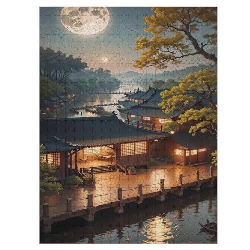 500-teiliges Puzzle Für Erwachsene, Japan Style Holzpuzzle, Gehirn-Herausforderung,Puzzles Spielzeugspiel 55×41cm 500-teiliges Puzzle Für Erwachsene, Japan Style Holzpuzzle, Gehirn-Herausforderung,Puzzles Spielzeugspiel 55×41cm von LHXLHXX
