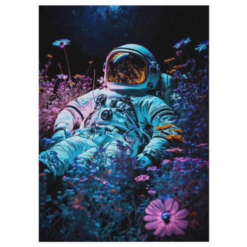 Astronaut Holzpuzzle 300 Teile, Knobelspiele Für Erwachsene, Teenager, Puzzles Unmögliche - Kinder Puzzle Zimmer Deko 42×30cm Astronaut Holzpuzzle 300 Teile, Knobelspiele Für Erwachsene, Teenager, Puzzles Unmögliche - Kinder Puzzle Zimmer Deko 42×30cm von LHXLHXX