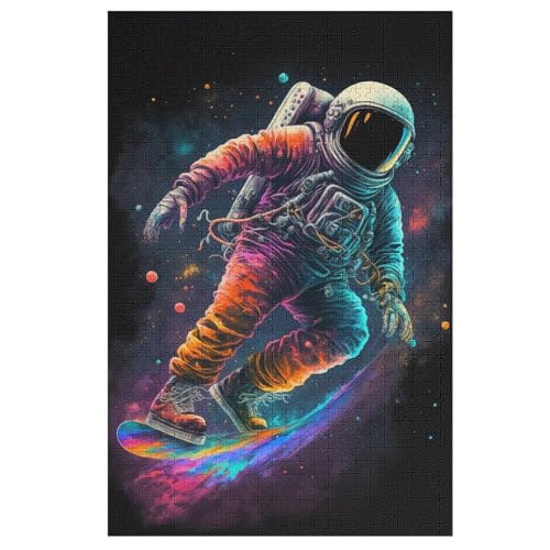 Astronaut -Puzzle, 1000 Teile,Holzpuzzle Für Erwachsene Kinder, Lustiges Spielzeug, Denkspiel, Bildungsspiel, 78×53cm Astronaut -Puzzle, 1000 Teile,Holzpuzzle Für Erwachsene Kinder, Lustiges Spielzeug, Denkspiel, Bildungsspiel, 78×53cm von LHXLHXX