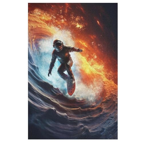 Astronaut Puzzle 1000 Teile, Holzpuzzle Für Erwachsene Kinder, Impossible Puzzles, Geschicklichkeitsspiel Für Die Ganze Familie 78×53cm Astronaut Puzzle 1000 Teile, Holzpuzzle Für Erwachsene Kinder, Impossible Puzzles, Geschicklichkeitsspiel Für Die Ganze Familie 78×53cm von LHXLHXX