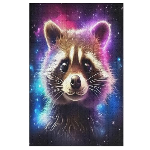 Bär Holzpuzzle 1000 Teile Klassische Puzzles Erwachsene Kinder Puzzle DIY Kit Holzspielzeug Einzigartiges Geschenk 78×53cm von LHXLHXX