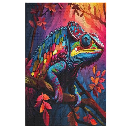 Chamäleon Puzzles 1000 Teile Erwachsener Kniffel Spaß Für Die Ganze Familie, Holzpuzzle Kinder Erwachsene, Impossible Puzzle Schwer 78×53cm Chamäleon Puzzles 1000 Teile Erwachsener Kniffel Spaß Für Die Ganze Familie, Holzpuzzle Kinder Erwachsene, Impossible Puzzle Schwer 78×53cm von LHXLHXX