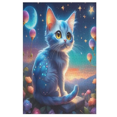 Cute Katze Holzpuzzle - 1000 Teiliges Jigsaw Knobelspiel - Puzzle Für Erwachsene & Kinder - Outdoor & Reisespielzeug 78×53cm Cute Katze Holzpuzzle - 1000 Teiliges Jigsaw Knobelspiel - Puzzle Für Erwachsene & Kinder - Outdoor & Reisespielzeug 78×53cm von LHXLHXX