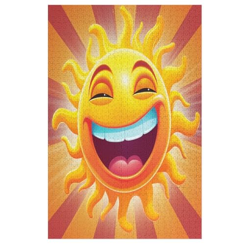 Cute Sonne Puzzle 1000 Teile, Holzpuzzle Herausforderndes Geschicklichkeitsspiel Für Die Ganze Familie, Kinder Erwachsenenpuzzle Ab 12 Jahren 78×53cm Cute Sonne Puzzle 1000 Teile, Holzpuzzle Herausforderndes Geschicklichkeitsspiel Für Die Ganze Familie, Kinder Erwachsenenpuzzle Ab 12 Jahren 78×53cm von LHXLHXX