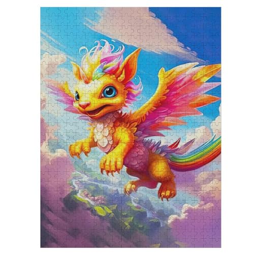 Drache 500 Teile Puzzles Für Erwachsene Holzpuzzle Familienpuzzlespiel Stressabbau-Puzzle Für Kinder Ab 12 Jahren 55×41cm Drache 500 Teile Puzzles Für Erwachsene Holzpuzzle Familienpuzzlespiel Stressabbau-Puzzle Für Kinder Ab 12 Jahren 55×41cm von LHXLHXX