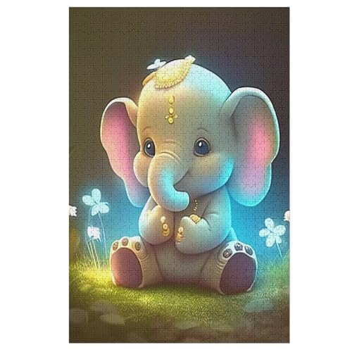 Elefant -Puzzle, 1000 Teile,Holzpuzzle Für Erwachsene Kinder, Lustiges Spielzeug, Denkspiel, Bildungsspiel, 78×53cm Elefant -Puzzle, 1000 Teile,Holzpuzzle Für Erwachsene Kinder, Lustiges Spielzeug, Denkspiel, Bildungsspiel, 78×53cm von LHXLHXX