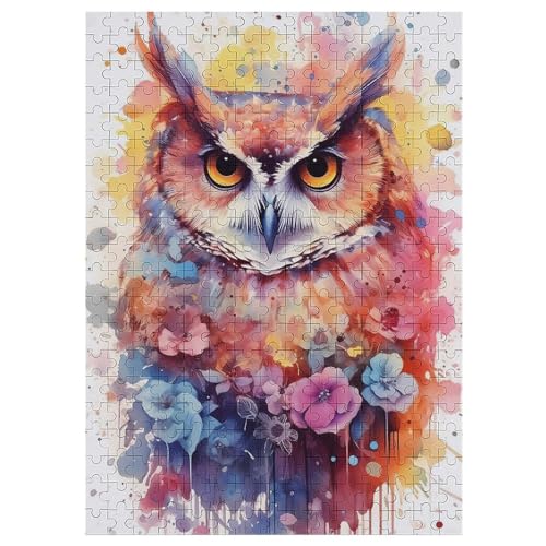 Eule 300 Teile Premium-Puzzles Für Erwachsene Kinder- Holzpuzzles Spaß Und Lernspiele - Perfekte Puzzle-Geschenke 42×30cm Eule 300 Teile Premium-Puzzles Für Erwachsene Kinder- Holzpuzzles Spaß Und Lernspiele - Perfekte Puzzle-Geschenke 42×30cm von LHXLHXX