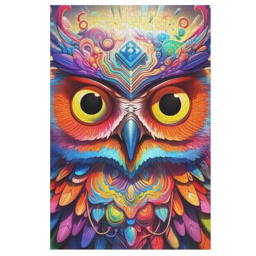 Eule -Puzzle, 1000 Teile,Holzpuzzle Für Erwachsene Kinder, Lustiges Spielzeug, Denkspiel, Bildungsspiel, 78×53cm Eule -Puzzle, 1000 Teile,Holzpuzzle Für Erwachsene Kinder, Lustiges Spielzeug, Denkspiel, Bildungsspiel, 78×53cm von LHXLHXX