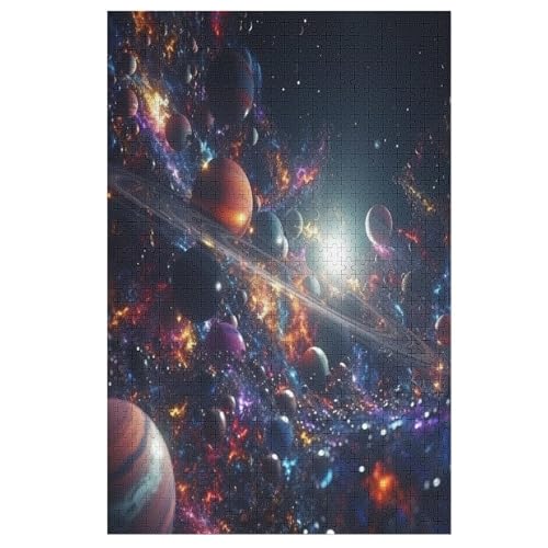 Farbenfrohes Universum -Puzzle, 1000 Teile,Holzpuzzle Für Erwachsene Kinder, Lustiges Spielzeug, Denkspiel, Bildungsspiel, 78×53cm Farbenfrohes Universum -Puzzle, 1000 Teile,Holzpuzzle Für Erwachsene Kinder, Lustiges Spielzeug, Denkspiel, Bildungsspiel, 78×53cm von LHXLHXX