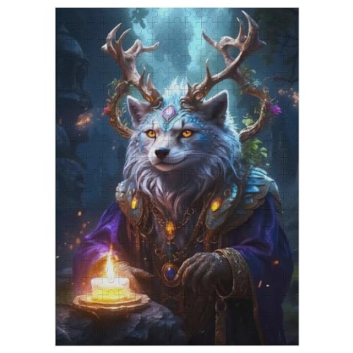Feuerzauberer 300 Teile Puzzle Für Erwachsene, Herausforderung Puzzles - Verringerter Druck Schwieriges Holzpuzzle Für Kinder 12+ 42×30cm von LHXLHXX