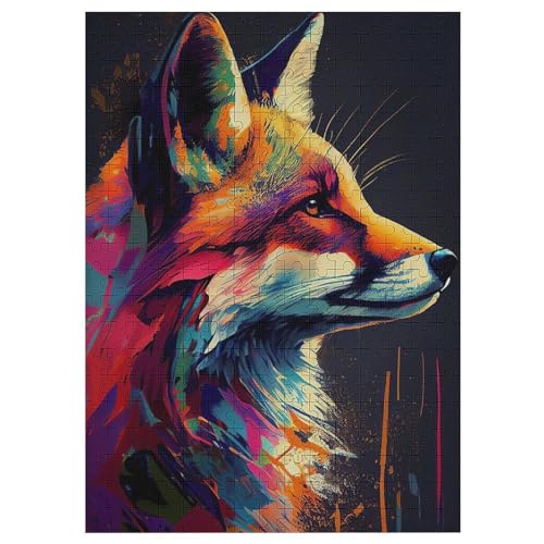 Fuchs Puzzle Für Erwachsene,300-teiliges Puzzles, Für Kinder,Holzpuzzle,Lernspielzeug, 42×30cm Fuchs Puzzle Für Erwachsene,300-teiliges Puzzles, Für Kinder,Holzpuzzle,Lernspielzeug, 42×30cm von LHXLHXX