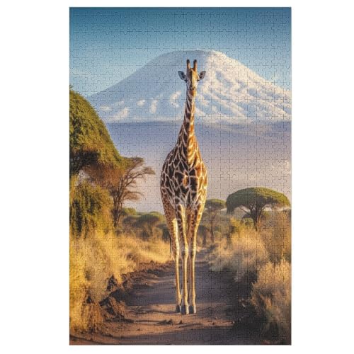 Giraffe Puzzles 1000 Teile Erwachsener Kniffel Spaß Für Die Ganze Familie, Holzpuzzle Kinder Erwachsene, Impossible Puzzle Schwer 78×53cm Giraffe Puzzles 1000 Teile Erwachsener Kniffel Spaß Für Die Ganze Familie, Holzpuzzle Kinder Erwachsene, Impossible Puzzle Schwer 78×53cm von LHXLHXX