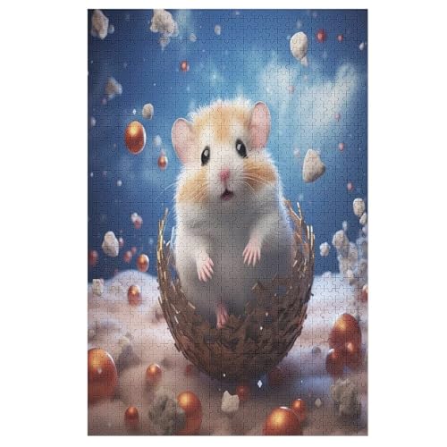 Hamster -Puzzle, 1000 Teile,Holzpuzzle Für Erwachsene Kinder, Lustiges Spielzeug, Denkspiel, Bildungsspiel, 78×53cm Hamster -Puzzle, 1000 Teile,Holzpuzzle Für Erwachsene Kinder, Lustiges Spielzeug, Denkspiel, Bildungsspiel, 78×53cm von LHXLHXX
