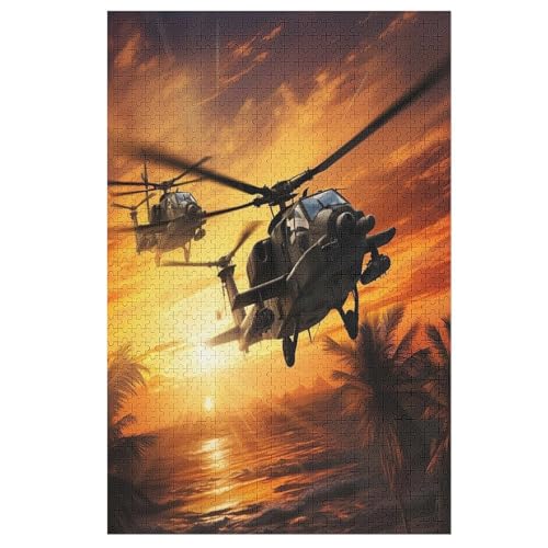 Hubschrauber 1000 Teile Puzzles Für Erwachsene, Impossible Puzzle, Geschicklichkeitsspiel Für Die Ganze Familie, Kinder Holzpuzzle 78×53cm Hubschrauber 1000 Teile Puzzles Für Erwachsene, Impossible Puzzle, Geschicklichkeitsspiel Für Die Ganze Familie, Kinder Holzpuzzle 78×53cm von LHXLHXX