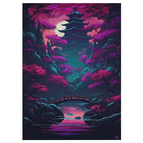 Japan Style Holzpuzzle - Puzzle Für Erwachsene, 300-teilige Puzzles Für Teenager Und Kinder, Herausfordernde Spiele 42×30cm Japan Style Holzpuzzle - Puzzle Für Erwachsene, 300-teilige Puzzles Für Teenager Und Kinder, Herausfordernde Spiele 42×30cm von LHXLHXX