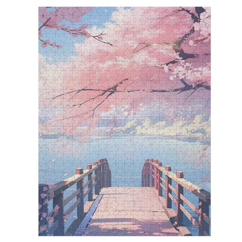 Japan Style Holzpuzzle - Puzzle Für Erwachsene, 500-teilige Puzzles Für Teenager Und Kinder, Herausfordernde Spiele 55×41cm Japan Style Holzpuzzle - Puzzle Für Erwachsene, 500-teilige Puzzles Für Teenager Und Kinder, Herausfordernde Spiele 55×41cm von LHXLHXX