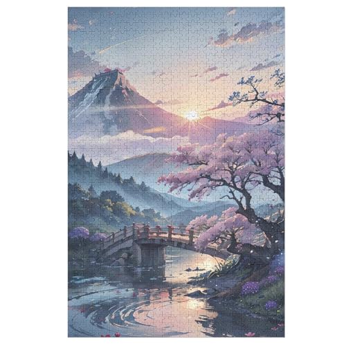 Japan Style Puzzle 1000 Teile, Holzpuzzle Herausforderndes Geschicklichkeitsspiel Für Die Ganze Familie, Kinder Erwachsenenpuzzle Ab 12 Jahren 78×53cm Japan Style Puzzle 1000 Teile, Holzpuzzle Herausforderndes Geschicklichkeitsspiel Für Die Ganze Familie, Kinder Erwachsenenpuzzle Ab 12 Jahren 78×53cm von LHXLHXX