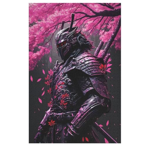 Kirschbaum, japanische Kunst Holzpuzzle 1000 Teile, Knobelspiele Für Erwachsene, Teenager, Puzzles Unmögliche - Kinder Puzzle Zimmer Deko 78×53cm von LHXLHXX