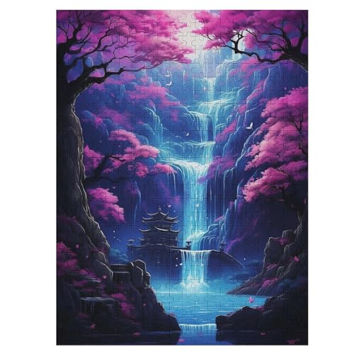Kirschbaumkunst Japan Holzpuzzle 500 Teile,Puzzles Für Erwachsene, Impossible Puzzle, Kinder Legespiel 55×41cm Kirschbaumkunst Japan Holzpuzzle 500 Teile,Puzzles Für Erwachsene, Impossible Puzzle, Kinder Legespiel 55×41cm von LHXLHXX