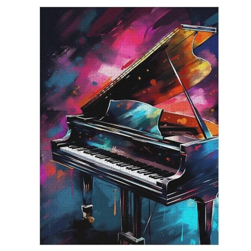 Klavier 500 Teile Puzzles Für Erwachsene, Impossible Puzzle, Geschicklichkeitsspiel Für Die Ganze Familie, Kinder Holzpuzzle 55×41cm Klavier 500 Teile Puzzles Für Erwachsene, Impossible Puzzle, Geschicklichkeitsspiel Für Die Ganze Familie, Kinder Holzpuzzle 55×41cm von LHXLHXX