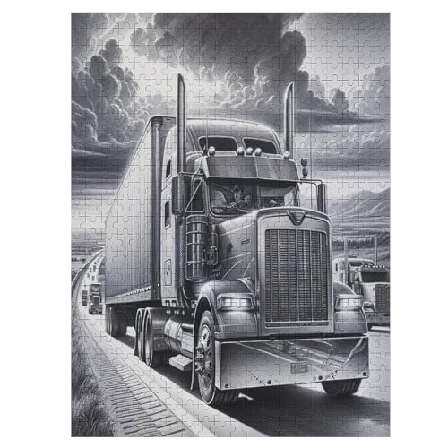 LKW Puzzle 500 Teile, Holzpuzzle Für Erwachsene Kinder, Impossible Puzzles, Geschicklichkeitsspiel Für Die Ganze Familie 55×41cm LKW Puzzle 500 Teile, Holzpuzzle Für Erwachsene Kinder, Impossible Puzzles, Geschicklichkeitsspiel Für Die Ganze Familie 55×41cm von LHXLHXX