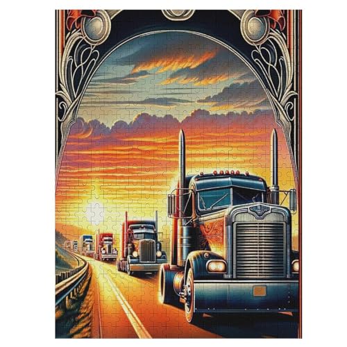 LKW Puzzle 500 Teile, Holzpuzzle Für Erwachsene Kinder, Impossible Puzzles, Geschicklichkeitsspiel Für Die Ganze Familie 55×41cm LKW Puzzle 500 Teile, Holzpuzzle Für Erwachsene Kinder, Impossible Puzzles, Geschicklichkeitsspiel Für Die Ganze Familie 55×41cm von LHXLHXX