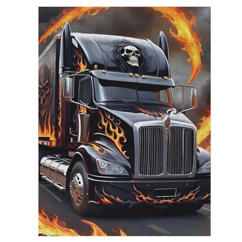 LKW Puzzle Für Erwachsene 500 Teile Premium Recyceltes Brett Zum Lernen, Lernspielzeug, Familienspiele Kinder Holzpuzzle 55×41cm LKW Puzzle Für Erwachsene 500 Teile Premium Recyceltes Brett Zum Lernen, Lernspielzeug, Familienspiele Kinder Holzpuzzle 55×41cm von LHXLHXX