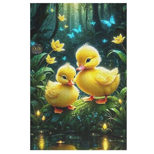 Little Yellow Ente Puzzle 1000 Teile, Holzpuzzle Herausforderndes Geschicklichkeitsspiel Für Die Ganze Familie, Kinder Erwachsenenpuzzle Ab 12 Jahren 78×53cm Little Yellow Ente Puzzle 1000 Teile, Holzpuzzle Herausforderndes Geschicklichkeitsspiel Für Die Ganze Familie, Kinder Erwachsenenpuzzle Ab 12 Jahren 78×53cm von LHXLHXX