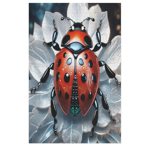 Marienkäfer Puzzles 1000 Teile Erwachsener Kniffel Spaß Für Die Ganze Familie, Holzpuzzle Kinder Erwachsene, Impossible Puzzle Schwer 78×53cm Marienkäfer Puzzles 1000 Teile Erwachsener Kniffel Spaß Für Die Ganze Familie, Holzpuzzle Kinder Erwachsene, Impossible Puzzle Schwer 78×53cm von LHXLHXX