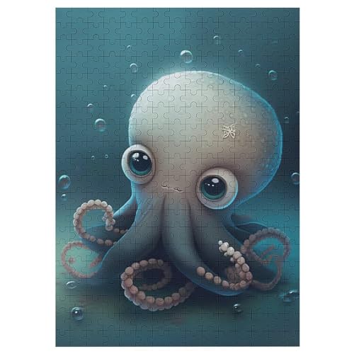 Oktopus 300 Teile Premium-Puzzles Für Erwachsene Kinder- Holzpuzzles Spaß Und Lernspiele - Perfekte Puzzle-Geschenke 42×30cm Oktopus 300 Teile Premium-Puzzles Für Erwachsene Kinder- Holzpuzzles Spaß Und Lernspiele - Perfekte Puzzle-Geschenke 42×30cm von LHXLHXX
