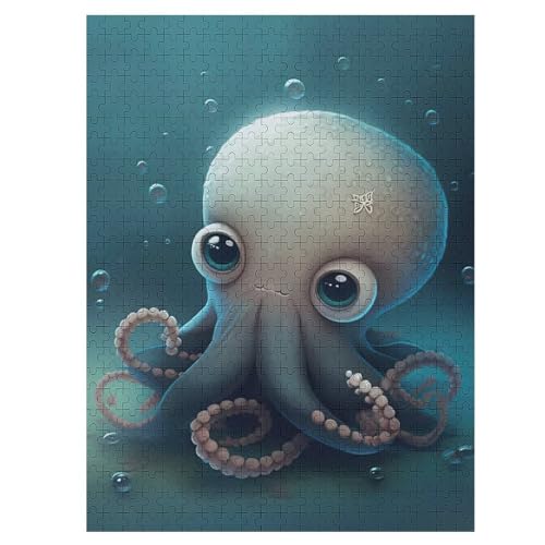 Oktopus Holzpuzzle - Puzzle Für Erwachsene, 500-teilige Puzzles Für Teenager Und Kinder, Herausfordernde Spiele 55×41cm Oktopus Holzpuzzle - Puzzle Für Erwachsene, 500-teilige Puzzles Für Teenager Und Kinder, Herausfordernde Spiele 55×41cm von LHXLHXX