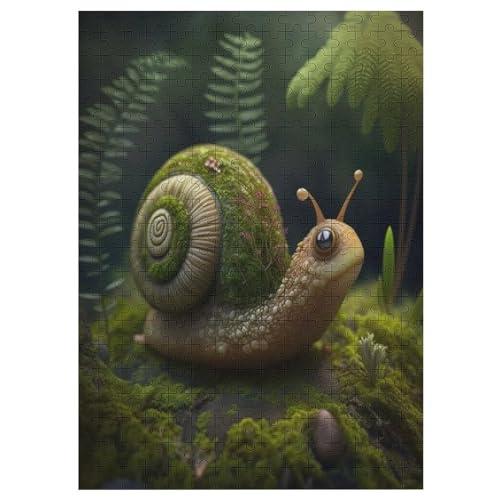 Puzzle Süße Schnecke Puzzles, 300-teiliges Holzpuzzle, Geeignet Für Erwachsene Und Kinder Ab 12 Jahren, Tolles Geschenk 42×30cm Puzzle Süße Schnecke Puzzles, 300-teiliges Holzpuzzle, Geeignet Für Erwachsene Und Kinder Ab 12 Jahren, Tolles Geschenk 42×30cm von LHXLHXX