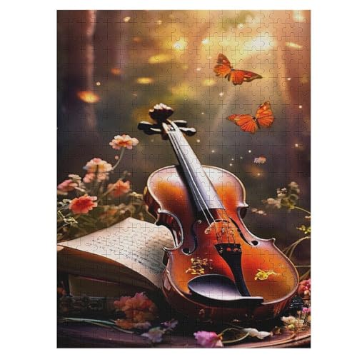 Puzzle Violine, 500 Puzzleteile Für Kinder, Holzpuzzles, Geeignet Für Erwachsene Lernspiel, 55×41cm Puzzle Violine, 500 Puzzleteile Für Kinder, Holzpuzzles, Geeignet Für Erwachsene Lernspiel, 55×41cm von LHXLHXX