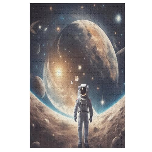 Puzzles Astronaut, 1000 Teile, Puzzle Aus Holz Für Erwachsene Und Kinder Ab 12 Jahren, Lernspielzeug 78×53cm Puzzles Astronaut, 1000 Teile, Puzzle Aus Holz Für Erwachsene Und Kinder Ab 12 Jahren, Lernspielzeug 78×53cm von LHXLHXX