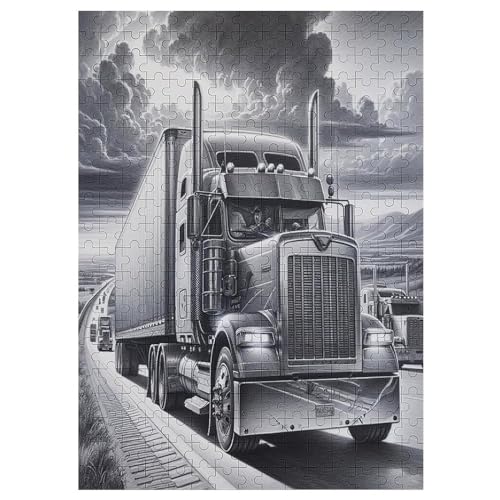 Puzzles Für Erwachsene, LKW Puzzle, 300 Teile, Kreatives, Geistiges Spielzeug, Kinder, Montagespiele 42×30cm Puzzles Für Erwachsene, LKW Puzzle, 300 Teile, Kreatives, Geistiges Spielzeug, Kinder, Montagespiele 42×30cm von LHXLHXX