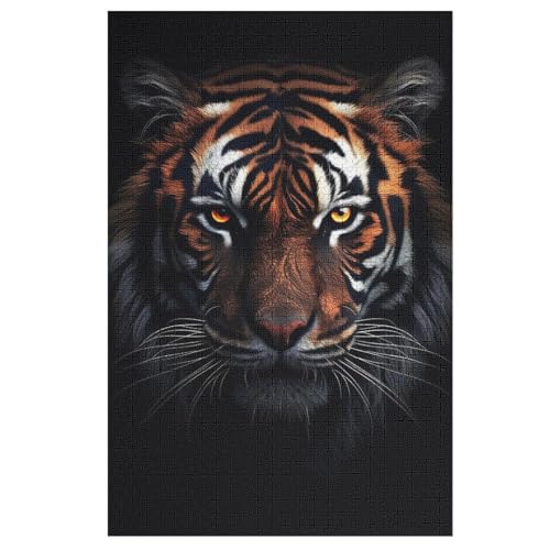 Puzzles Für Erwachsene, Tiger Puzzle, 1000 Teile, Kreatives, Geistiges Spielzeug, Kinder, Montagespiele 78×53cm Puzzles Für Erwachsene, Tiger Puzzle, 1000 Teile, Kreatives, Geistiges Spielzeug, Kinder, Montagespiele 78×53cm von LHXLHXX