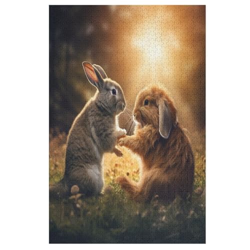Puzzles Für Erwachsene Kaninchen,1000-teilige Puzzle Für Kinder Ab 12 Jahren, Holzpuzzles Für Die Heimdekoration, 78×53cm Puzzles Für Erwachsene Kaninchen,1000-teilige Puzzle Für Kinder Ab 12 Jahren, Holzpuzzles Für Die Heimdekoration, 78×53cm von LHXLHXX