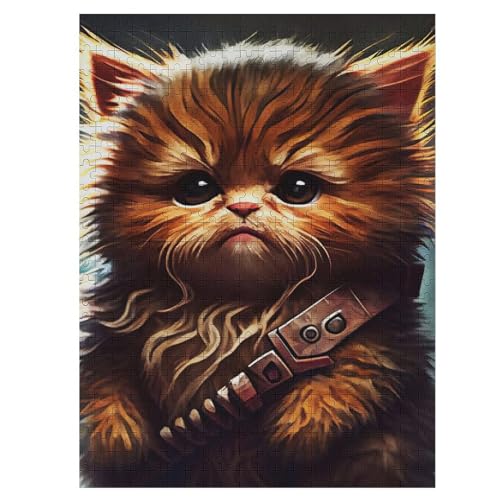 Puzzles Für Erwachsene Katze,500-teilige Puzzle Für Kinder Ab 12 Jahren, Holzpuzzles Für Die Heimdekoration, 55×41cm Puzzles Für Erwachsene Katze,500-teilige Puzzle Für Kinder Ab 12 Jahren, Holzpuzzles Für Die Heimdekoration, 55×41cm von LHXLHXX