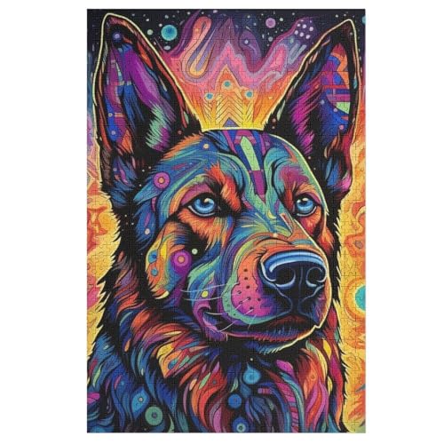 Puzzles Hund, 1000 Teile, Puzzle Aus Holz Für Erwachsene Und Kinder Ab 12 Jahren, Lernspielzeug 78×53cm Puzzles Hund, 1000 Teile, Puzzle Aus Holz Für Erwachsene Und Kinder Ab 12 Jahren, Lernspielzeug 78×53cm von LHXLHXX
