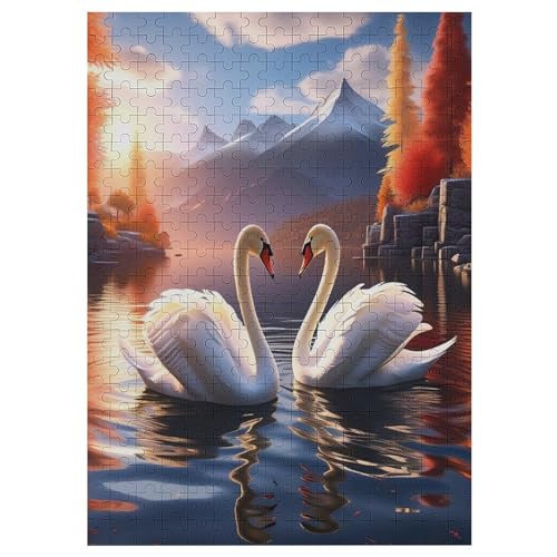 Puzzles Schwan, 300-teiliges Holzpuzzle Für Erwachsene Und Kinder Ab 12 Jahren. Tolles Geschenk Für Erwachsene 42×30cm Puzzles Schwan, 300-teiliges Holzpuzzle Für Erwachsene Und Kinder Ab 12 Jahren. Tolles Geschenk Für Erwachsene 42×30cm von LHXLHXX