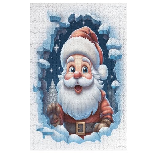 Santa Claus Puzzles 1000 Teile Erwachsener Kniffel Spaß Für Die Ganze Familie, Holzpuzzle Kinder Erwachsene, Impossible Puzzle Schwer 78×53cm Santa Claus Puzzles 1000 Teile Erwachsener Kniffel Spaß Für Die Ganze Familie, Holzpuzzle Kinder Erwachsene, Impossible Puzzle Schwer 78×53cm von LHXLHXX