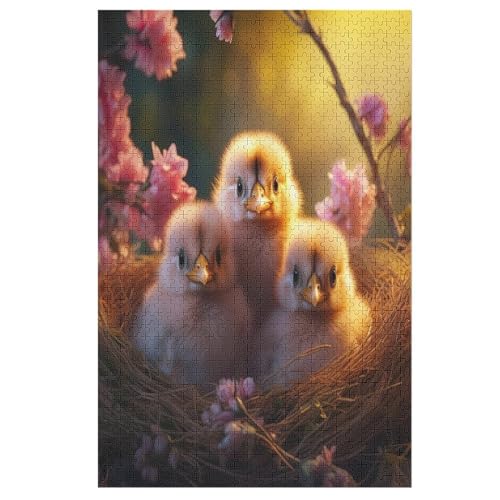 Süßes Huhn 1000 Teile Puzzles Für Erwachsene, Impossible Puzzle, Geschicklichkeitsspiel Für Die Ganze Familie, Kinder Holzpuzzle 78×53cm Süßes Huhn 1000 Teile Puzzles Für Erwachsene, Impossible Puzzle, Geschicklichkeitsspiel Für Die Ganze Familie, Kinder Holzpuzzle 78×53cm von LHXLHXX