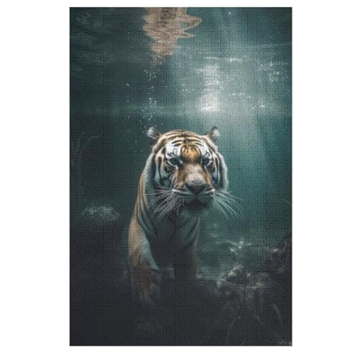 Tiger -Puzzle, 1000 Teile,Holzpuzzle Für Erwachsene Kinder, Lustiges Spielzeug, Denkspiel, Bildungsspiel, 78×53cm Tiger -Puzzle, 1000 Teile,Holzpuzzle Für Erwachsene Kinder, Lustiges Spielzeug, Denkspiel, Bildungsspiel, 78×53cm von LHXLHXX