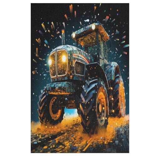 Traktor Puzzle 1000 Teile, Holzpuzzle Für Erwachsene Kinder, Impossible Puzzles, Geschicklichkeitsspiel Für Die Ganze Familie 78×53cm Traktor Puzzle 1000 Teile, Holzpuzzle Für Erwachsene Kinder, Impossible Puzzles, Geschicklichkeitsspiel Für Die Ganze Familie 78×53cm von LHXLHXX