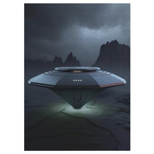 UFO Holzpuzzle - Puzzle Für Erwachsene, 300-teilige Puzzles Für Teenager Und Kinder, Herausfordernde Spiele 42×30cm UFO Holzpuzzle - Puzzle Für Erwachsene, 300-teilige Puzzles Für Teenager Und Kinder, Herausfordernde Spiele 42×30cm von LHXLHXX