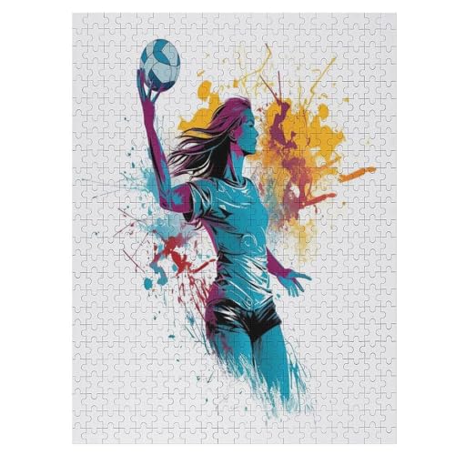 Volleyball Holzpuzzle - 500 Teiliges Jigsaw Knobelspiel - Puzzle Für Erwachsene & Kinder - Outdoor & Reisespielzeug 55×41cm Volleyball Holzpuzzle - 500 Teiliges Jigsaw Knobelspiel - Puzzle Für Erwachsene & Kinder - Outdoor & Reisespielzeug 55×41cm von LHXLHXX