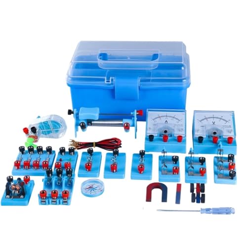 Experimentierkasten für Kinder Multifunktionale Elektromagnetische Experimentierbox Physik-Schaltungsbox Experiment von LIANGGM