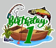 Angelkuchen Topper Kinder 1. Geburtstag Happy Fishing Rod Barsch Große Fische Dekoration Jungen und Mädchen Geburtstagsfeier Angler Party Baby Shower Smash Dekoration (1 Angelkuchen Topper Kinder 1. Geburtstag Happy Fishing Rod Barsch Große Fische Dekoration Jungen und Mädchen Geburtstagsfeier Angler Party Baby Shower Smash Dekoration (1 von LIANGSS
