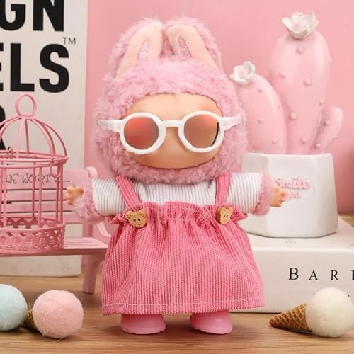 17 cm Anwendbares Labu-Kleidung, Rock, Hosen, Schuhe, Hut, Kamera-Brillen-Set (LBB-22 (2-teiliges Set + kleine Brille + Schuhe)) von LIANTRADECOM